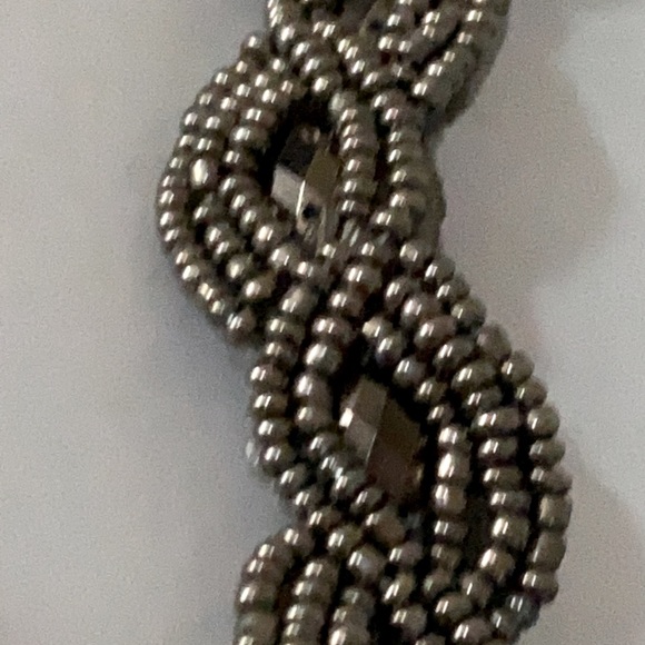 3 Forever21 PEWTER Beaded Bridesmaid Hair headband - Picture 13 of 16